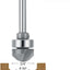 Brocas enrutador ranura 1/2pulg vástago 1/4pulg