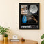 Caja sombra conmemorativa madera 12x16pulg estantes