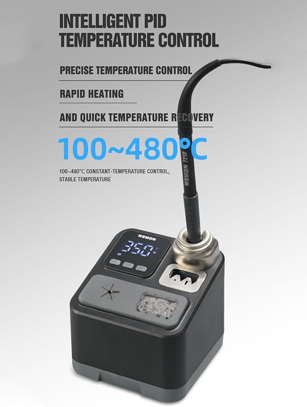 Estación soldadura T210 PID 65W LCD 2s fusión estaño
