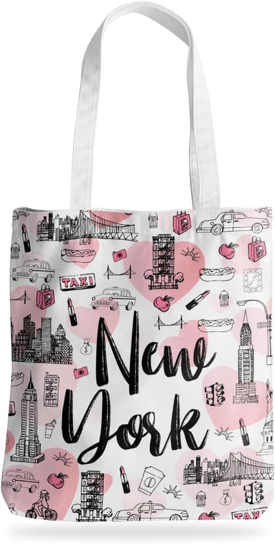 Bolsa reutiliz. para niñas New York Souvenirs