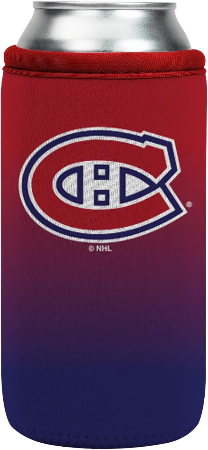 Funda hockey cerveza neopreno aislada 16oz Montreal