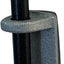 Soporte adhesivo aluminio para lápidas plateado