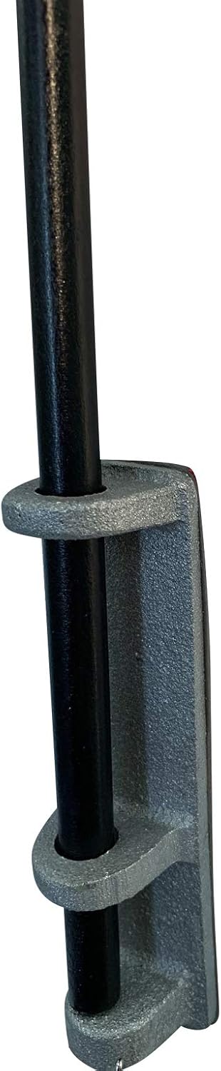Soporte adhesivo aluminio para lápidas plateado
