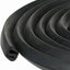 Sello goma vidrio forma S para tableros eléctricos 25 ft