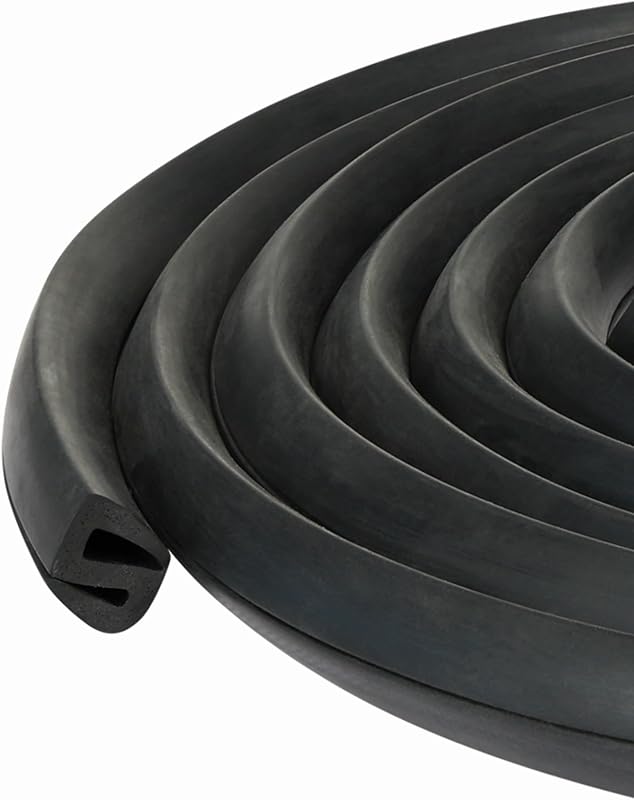 Sello goma vidrio forma S para tableros eléctricos 25 ft