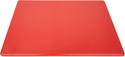 Tabla cortar plástico NSF 18x12pulg Rojo