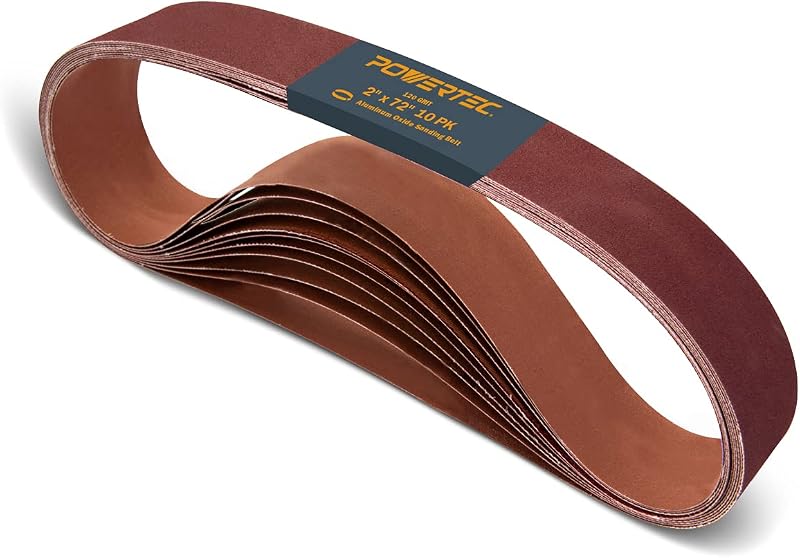 2 Correas Lijado 72pulg Grano 120 para Amoladora