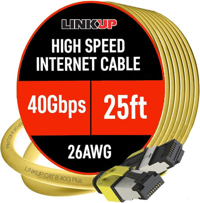 Cable Ethernet Cat 8 con conectores RJ45 para set y LAN