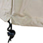 Cubierta hoguera 50pulg impermeable 600D color negro