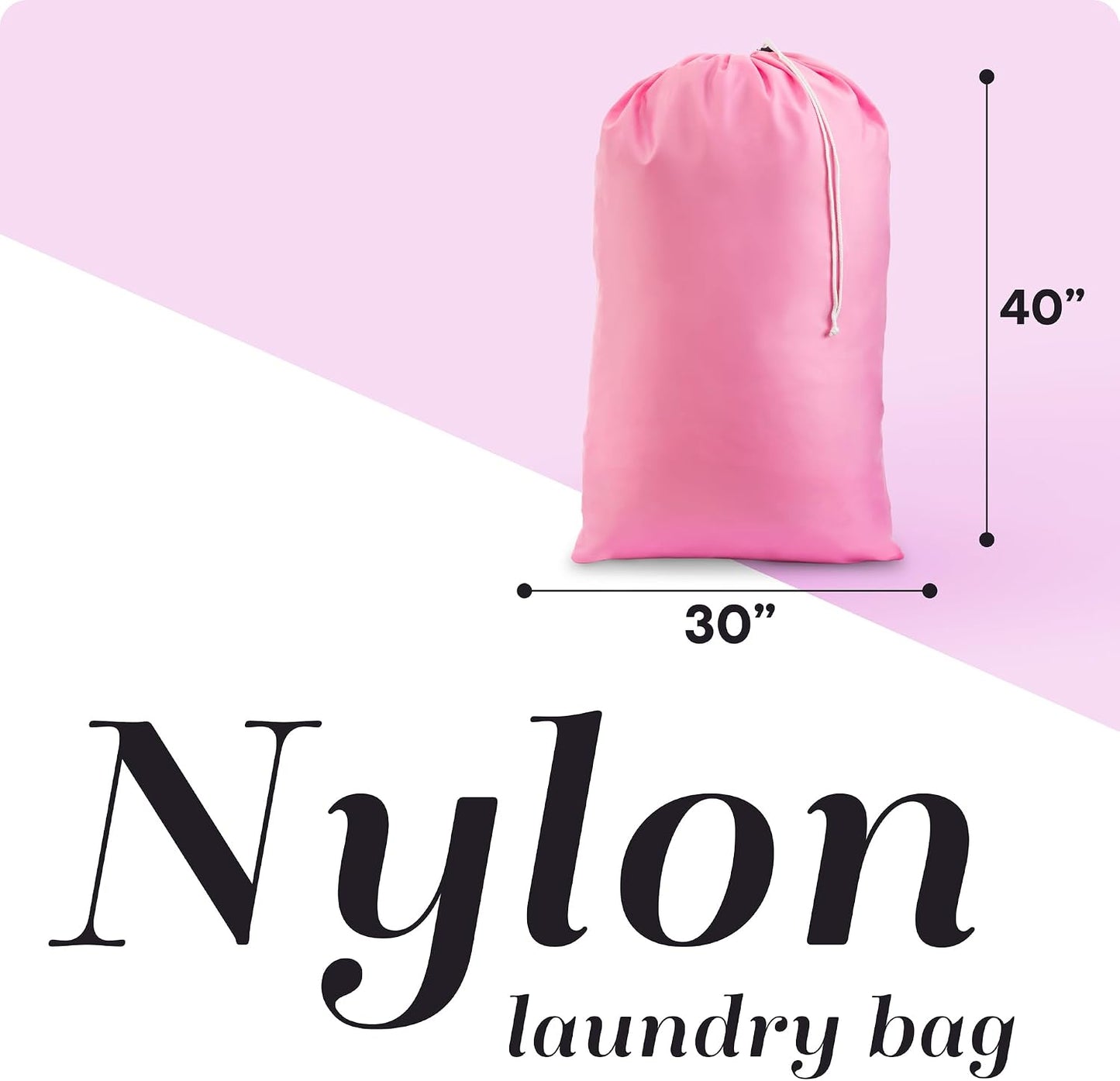 Bolsa lavandería jumbo resistente 60lbs para viaje
