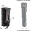 Soporte linterna táctica cinturón funda giratoria 1-1.2pulg