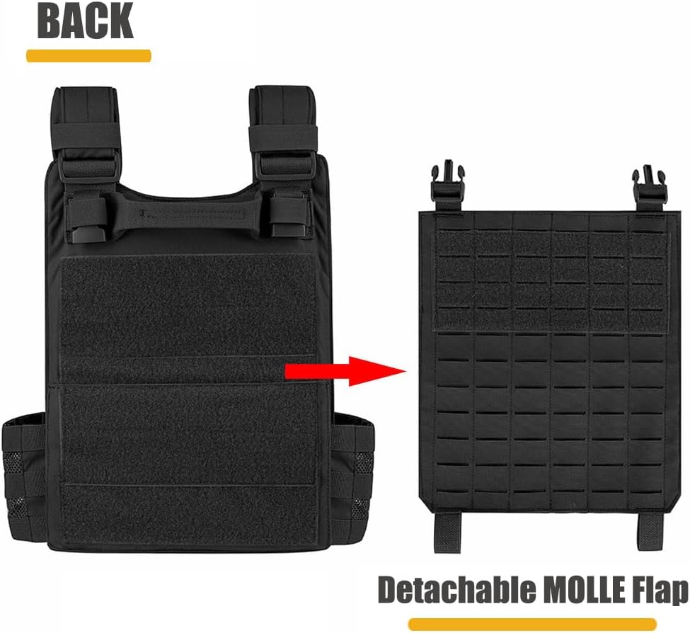 Chaleco cosplay MOLLE para hombre ligero y rápido