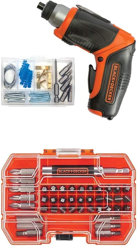 Destornillador inalámbrico 4V recargable set 42 pzas