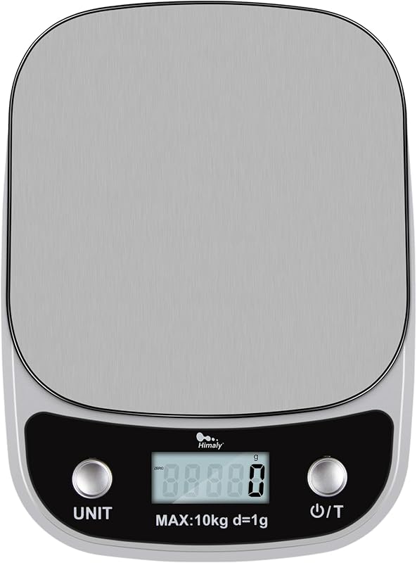 Báscula digital cocina 10kg pantalla lcd retroiluminada con tara