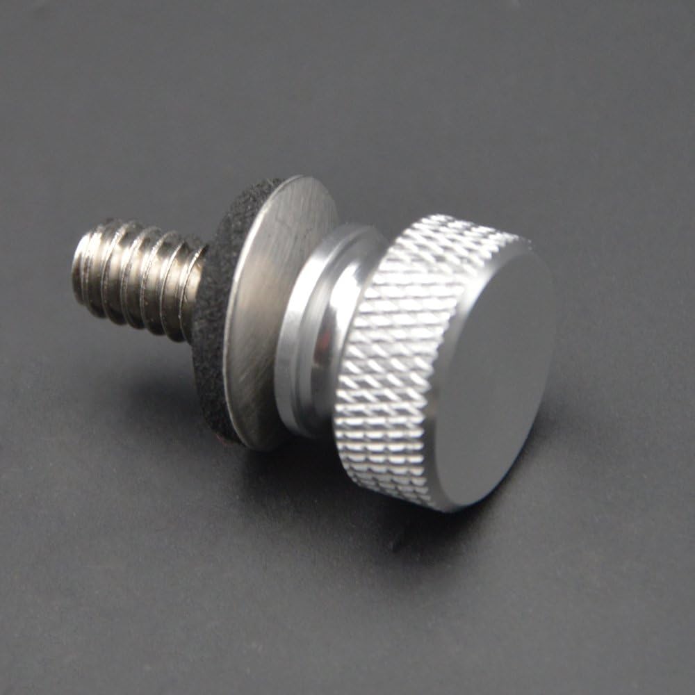Tornillo asiento motocicleta aluminio 1/4pulg comp Harley set 2