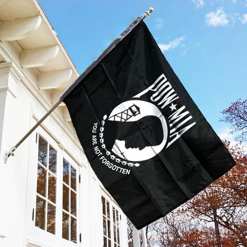 Bandera Mia Pow 5x8 ext. doble cara 3 capas duradera