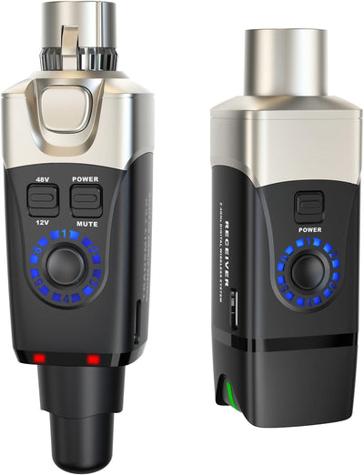 Sistema inalámbrico micrófono XLR 2.4 GHz transmisor