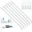 Pack 6 Soportes Estante Alambre 12pulg con Anclajes