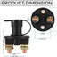 Interruptor desconexión batería 12/24V para auto barco RV