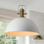Luz colgante vintage 18" ajustable para cocina industrial