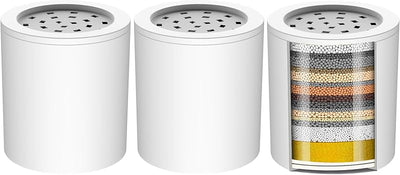 Cartucho filtro ducha 20 etapas 3 pack alta salida