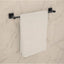 Set 4 Pzas Accesorios Baño Negro Mate