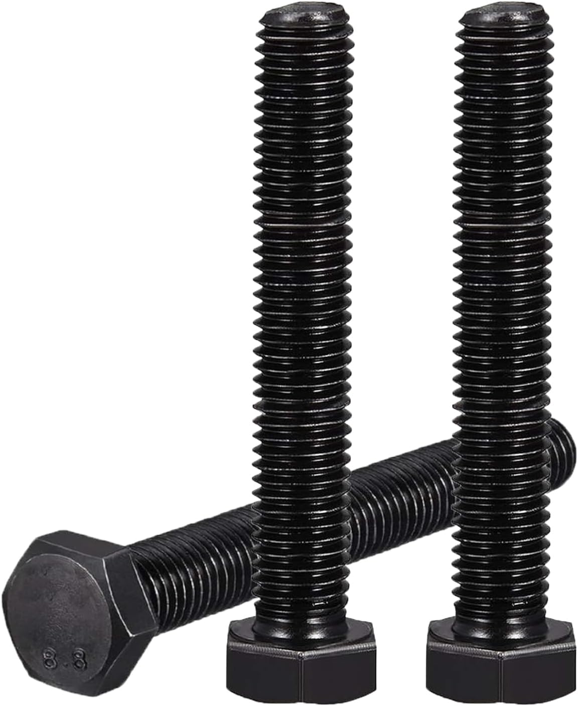 Tornillos hex M8x1.25 acero carbono grado 8.8