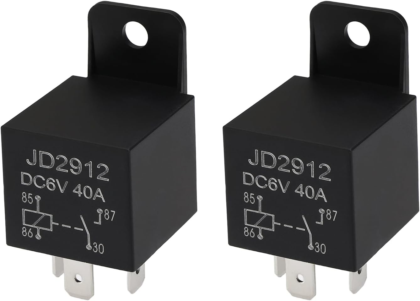 Relé automotriz 4 pines 6v 40a 2.039x1.102pulg