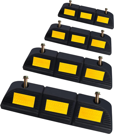 Tapón estacionamiento pack 4 bloques coche camión goma