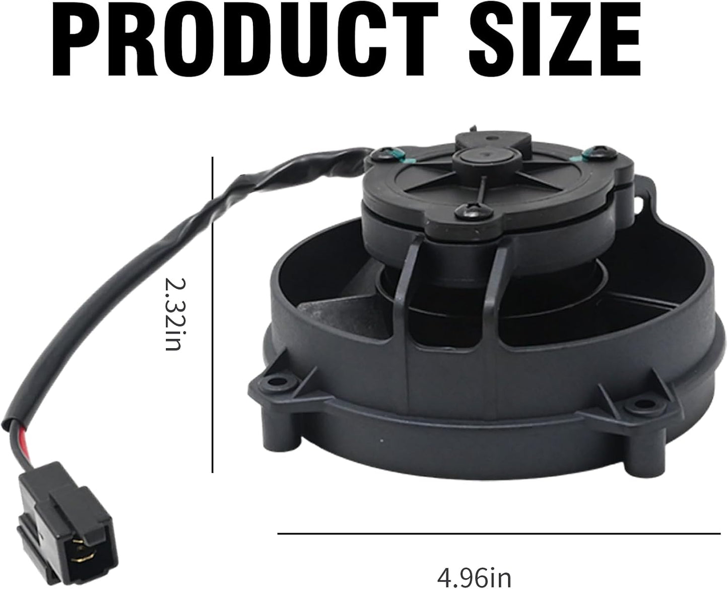 Ventilador extractor 4" 12V para refrigerador