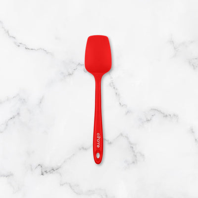 Espátula silicona antiadherente 8.75pulg rojo