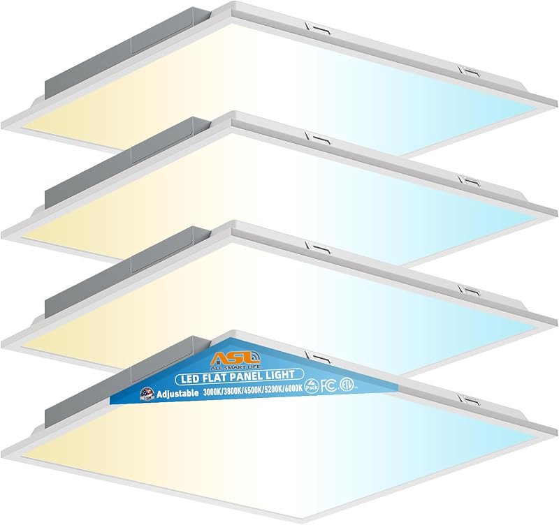 Lámpara Troffer LED 2x2ft 40W 5CCT regulable IP42
