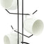 Soporte metal 6 tazas café té encimera cocina