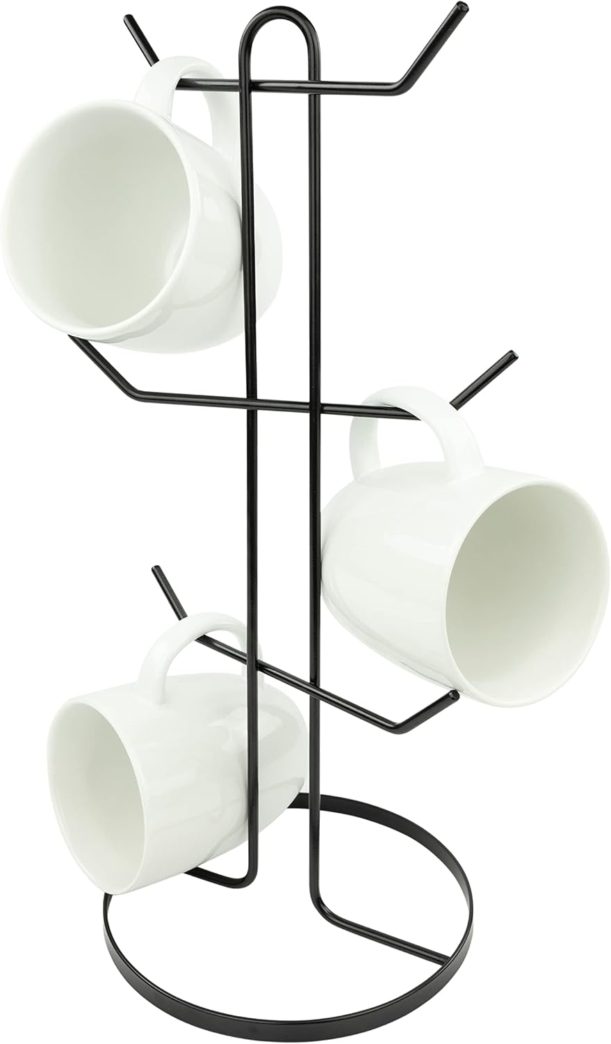 Soporte metal 6 tazas café té encimera cocina
