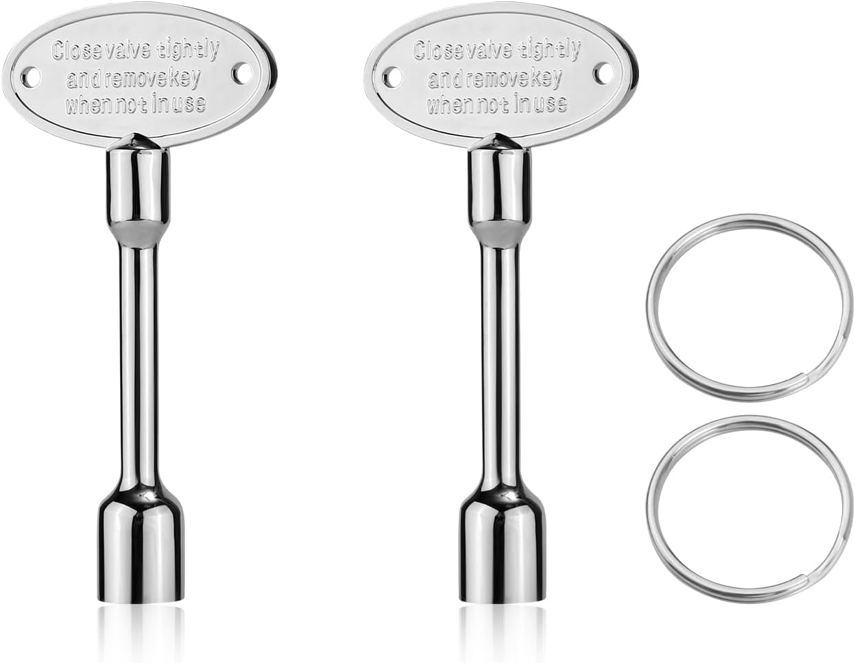 2 Llaves universales para chimenea gas 1/4 y 5/16 pulg