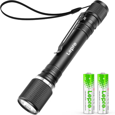 Linterna LED mini con clip impermeable portátil para emergencias