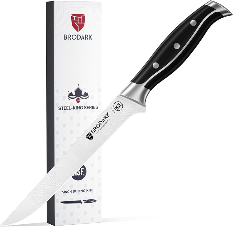Cuchillo deshuesador 7pulg acero inox alto carbono NSF