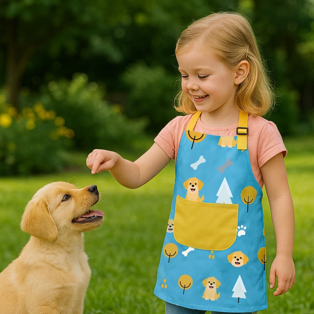 Delantal para niños cocina pintura