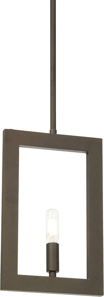 Luz colgante isla cocina bronce oscuro ajustable