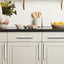 Pack 10 Tiradores Cromados 3pulg Sólidos para Cocina y Baño