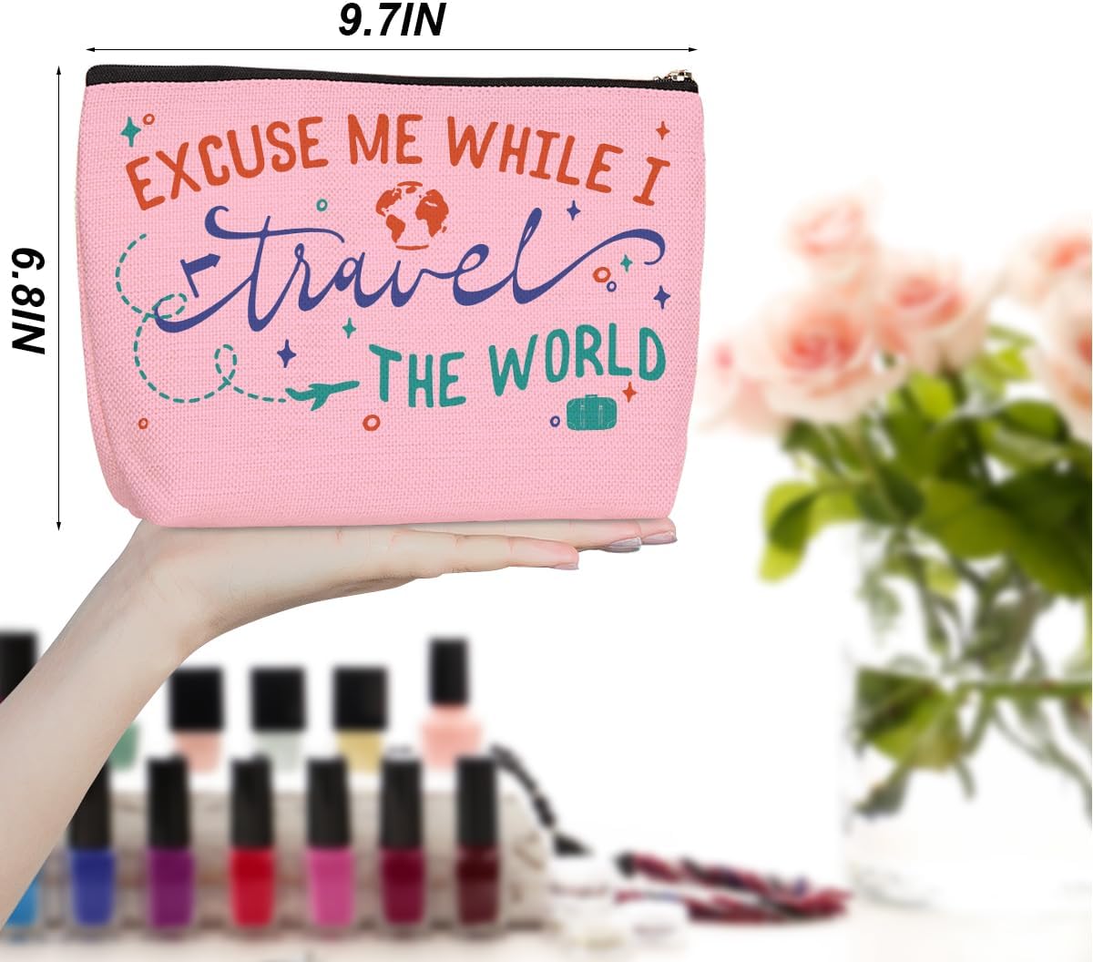 Bolsa maquillaje viaje 4PCS regalo fin de semana