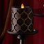 Pilar velas cera real 3.5x4.5pulg con luz LED