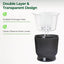 Maceta riego automático 4pulg set 4 para plantas interiores