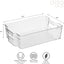 Contenedor apilable cocina 12.5x8.5x3.5" transparente