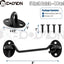 Pestillo privacidad puerta corredera 5" negra set 4