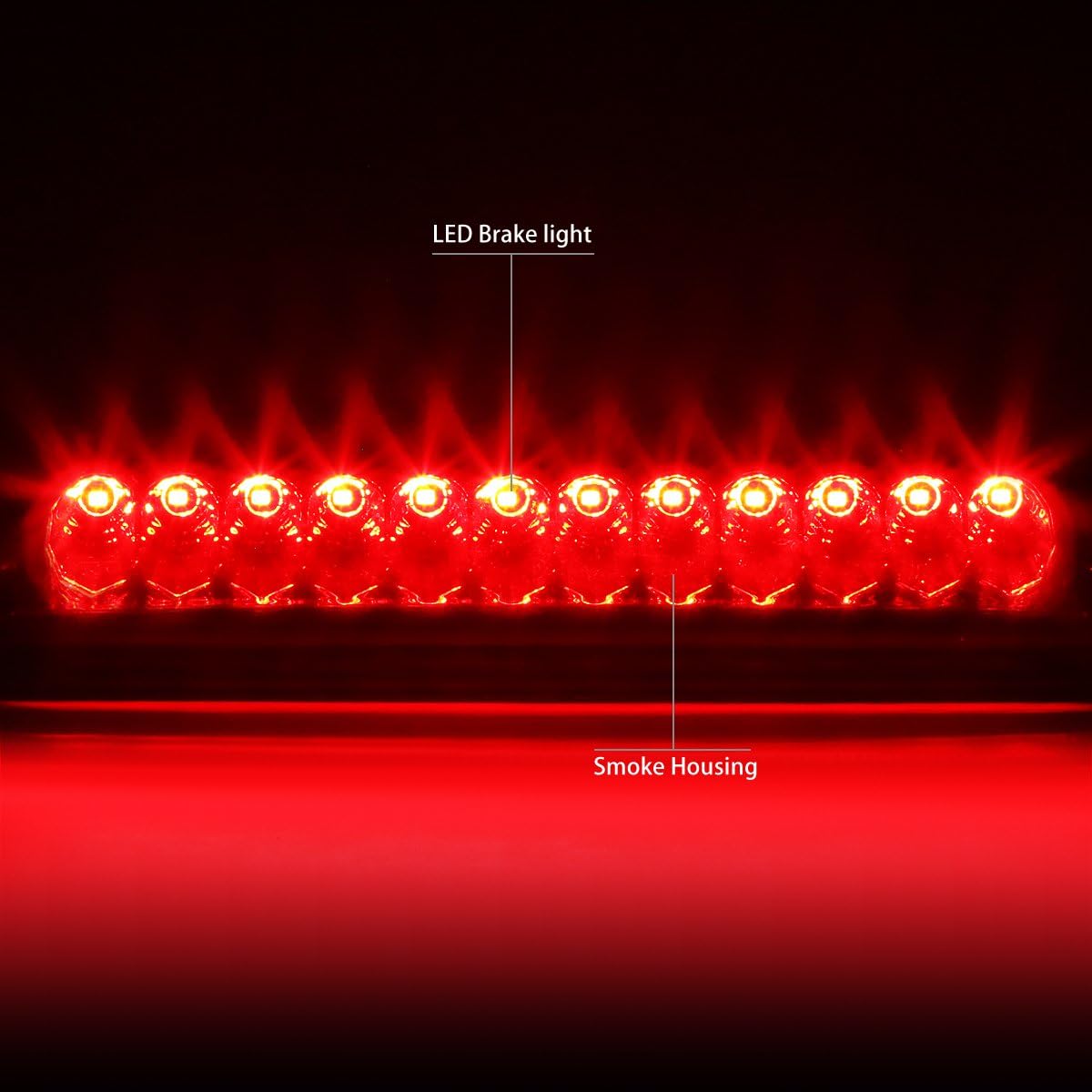 Luz freno LED lente ahumada comp Ford Explorer 98-01