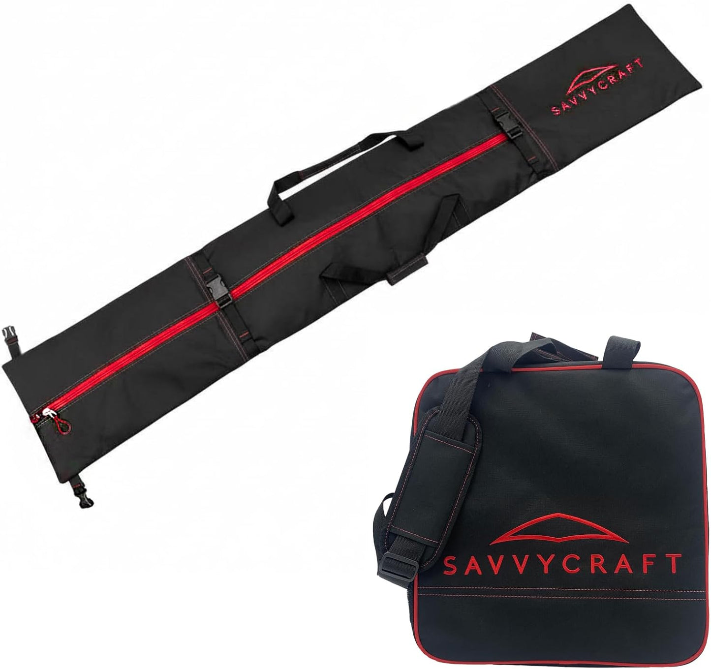 Bolsa esquí acolchada y para botas set 2 pzas protección