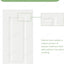 Puertas gabinete repuesto 29pulg alto 14.5pulg ancho blanco
