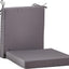 Cojines silla exterior 20x18pulg resistentes UV gris