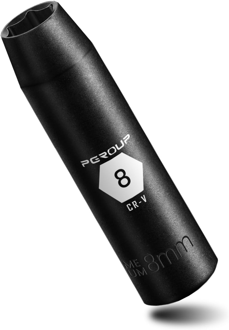Enchufe impacto profundo 3/8 8mm acero Cr-V fosfato negro
